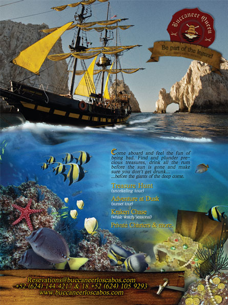 Buccaneer Queen - Ad Proofs - Cabo San Lucas, Los Cabos, Mexico