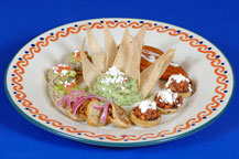assorted platter of appetizers served at hacienda del cuervo restaurant - cabo san lucas