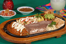 mexican combo served at jazmin's restaurant in san jose del cabo