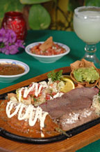 mexican combo served at jazmin's restaurant in san jose del cabo