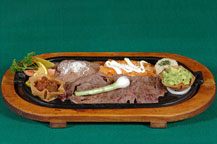 tampiquena steak served at jazmin's restaurant in san jose del cabo
