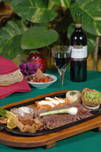 tampiquena steak served at jazmin's restaurant in san jose del cabo