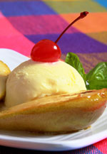 Pear Flambe - Jazmin's Restaurant - San Jose del Cabo
