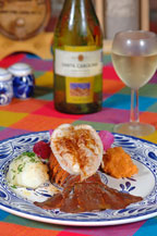 passion lobster served at la casa del pozo restaurant