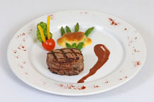 beef fillet served at las palmas beach club and grill in cabo san lucas