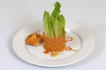 cesar salad served at las palmas beach club and grill in cabo san lucas