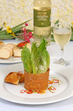 cesar salad served at las palmas beach club and grill in cabo san lucas