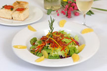 mixed salad served at las palmas beach club and grill in cabo san lucas