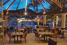 patio dining overlooking the marina at los garcia restaurant in cabo san lucas, mexico