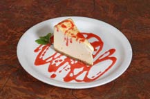 cheesecake for dessert served at the original park restaurant - cabo san lucas, mexico