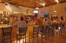 bar view inside the original park restaurant - cabo san lucas, mexico