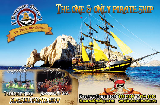 Buccaneer Queen - Ad Proof - Los Cabos Magazine Issue 33 - Cabo San Lucas