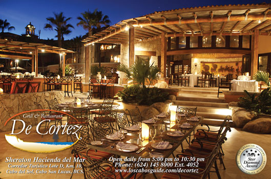De Cortez - Grill & Restaurant - Ad Proof - Los Cabos Magazine Issue 29 - Cabo San Lucas
