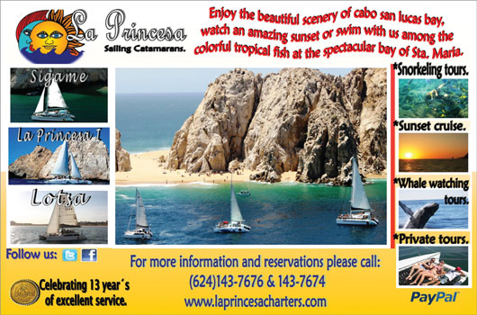 La Princesa - Ad Proofs - Los Cabos Magazine #32 - Cabo San Lucas, Los Cabos