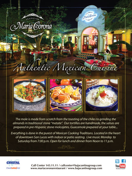 Maria Corona- Ad Proof - Los Cabos Magazine Issue 22 - Cabo San Lucas