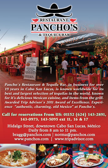 Panchos Restaurant- Ad Proof - Los Cabos Magazine Issue 30 Cabo San Lucas